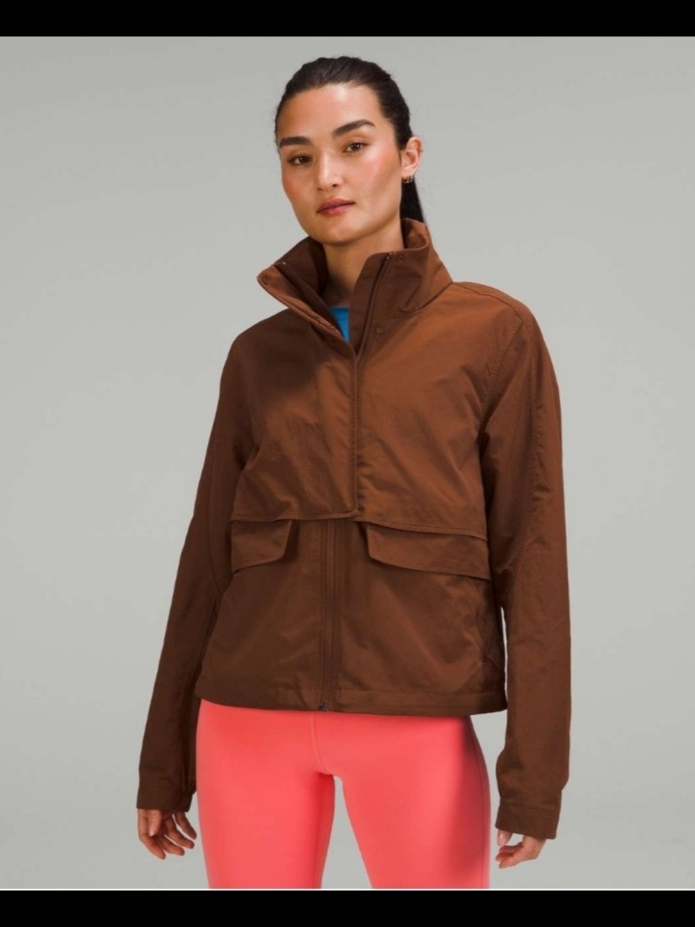 Lululemon Always Effortless JacketRoasted Brown size 4